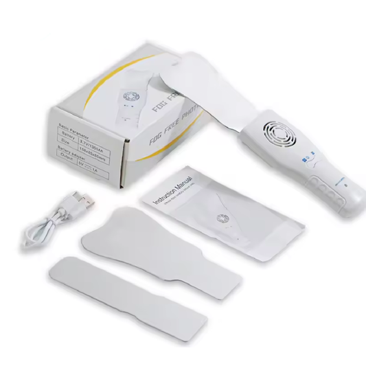 Dental Automatic Anti-fog Mirror for Oral Photography Reflector Kit:Anti-fog mirror machine + 3pcs mirrors