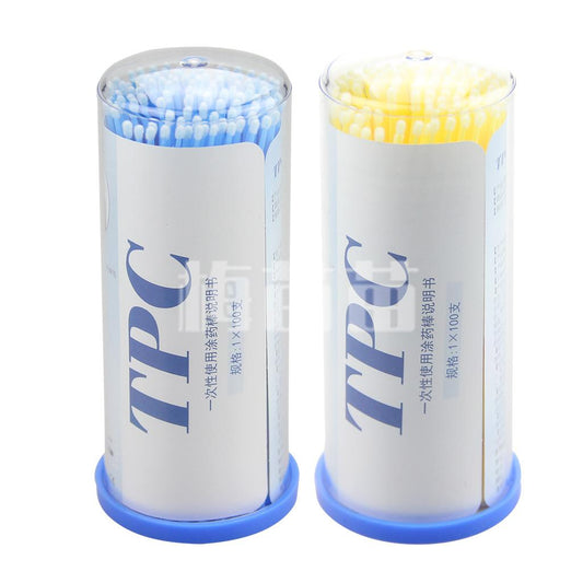 Disposable Micro Applicators M(1.0mm) Blue Yellow