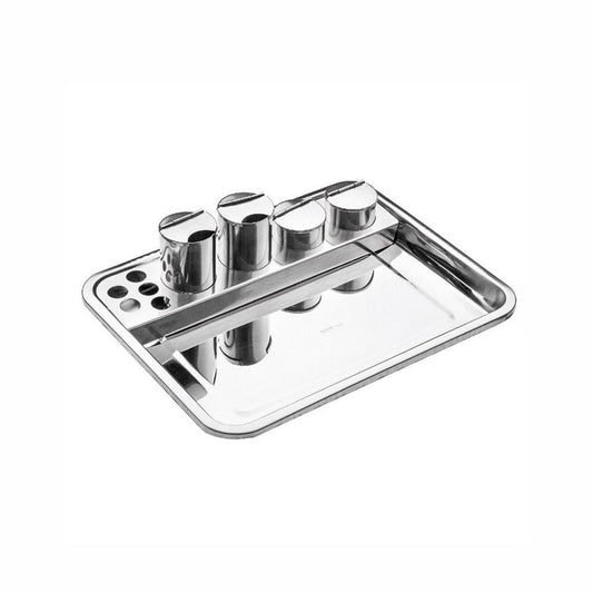 Stainless Steel Medical Utensils/Treatment Tray/Square Tray/Shelf Tray With Bottle
