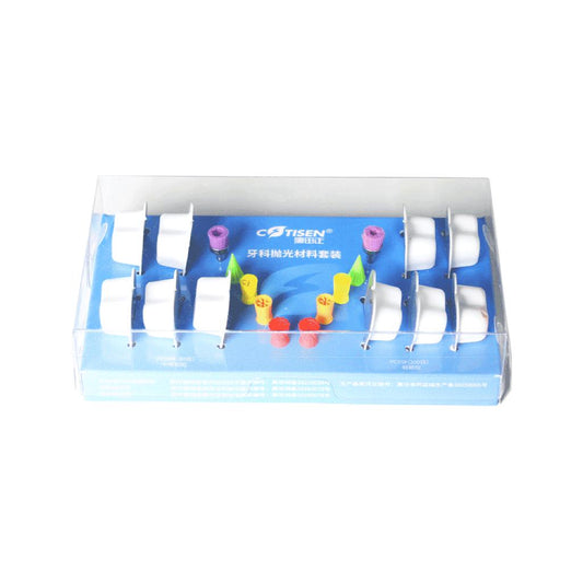 Dental Extra-oral Abrasives / Light-curing Resin Sanding and Polishing Sets (Polishing Cups, Polishing Brushes, Polishing Pastes)
