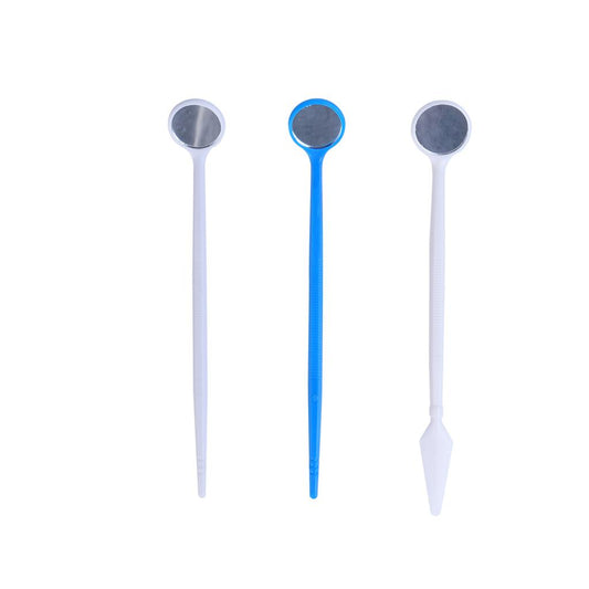Oral Mirror / Disposable Oral Examination Mirror / HD Dental Mirror / Endoscope / Dental Mirror (100pcs/bag)