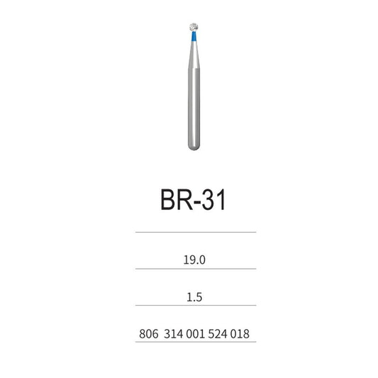 Diamond Burs BR Series 5pcs/pack BR-31
