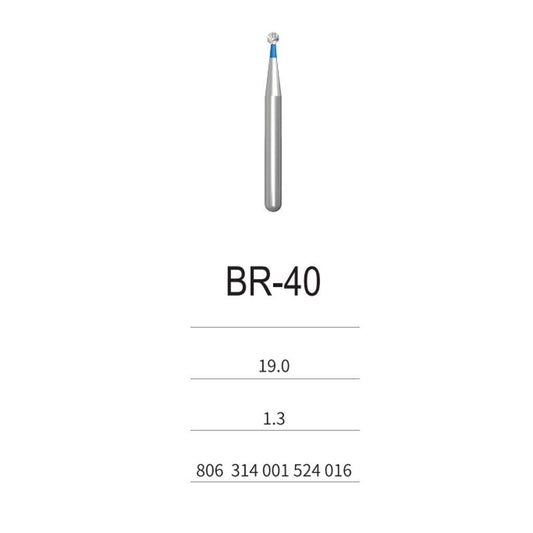 Diamond Burs BR Series 5pcs/pack BR-40