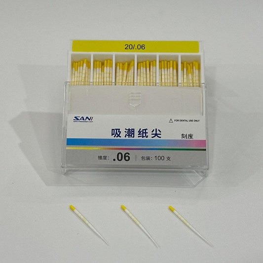 Absorbent Paper Points(06 Taper),Length-mark 100pcs/box 04 20