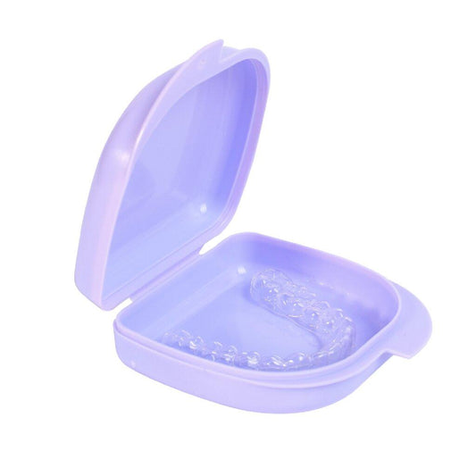 Dental Storage Box / Denture Box / Denture Holder / Denture Box / Denture Cleaning Box / Portable Dental Storage Case 82*85*29mm
