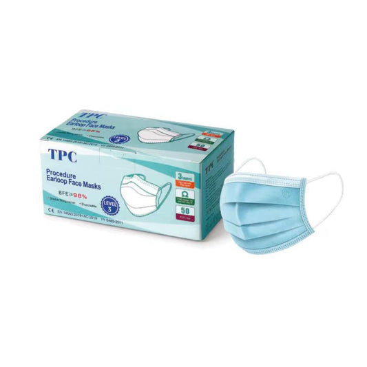 Disposable Ear-Loop Face Masks box