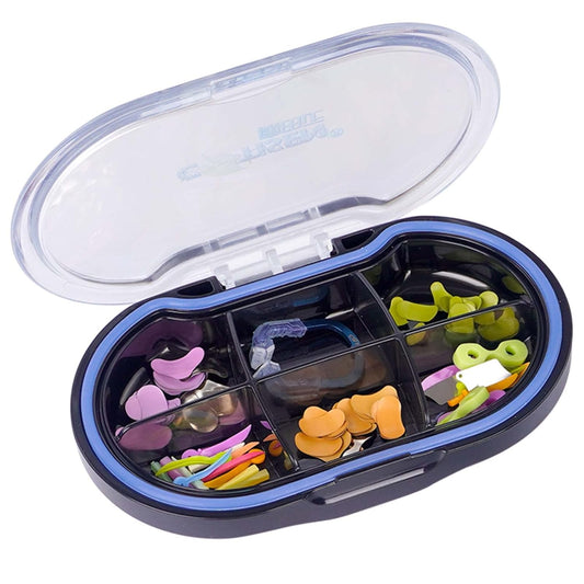 Sectional Matrix Dental Band Wire Mouth with Silicone Clearance Wedge Wooden Guard Tooth Clamping Ring Anti-Stick Material(Medium)