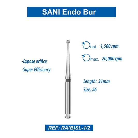 Carbide burs,5pcs/pack RA(B)SL-1 2