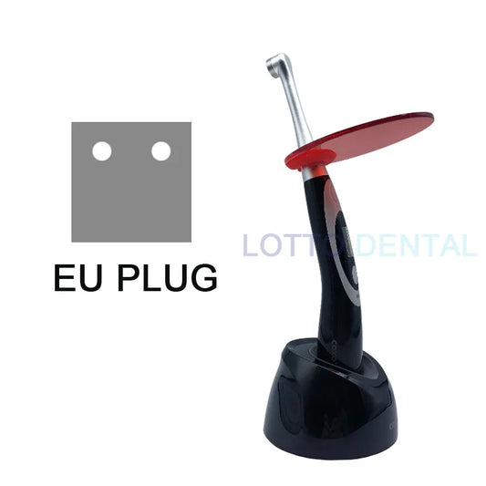 COXO Dental Curing Light DB686 Swift Caries Detector LED Lamp Wireless Curing & Orthodontic LED Light Dentistry Equipment Black EU PLUG