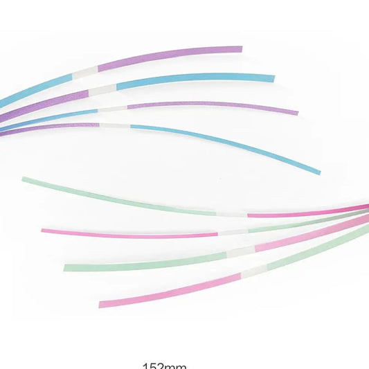 Dentpark 50pcs Dental finishing and Polishing Strips With Central Blank for composite and natural teeth NO grit stripping off