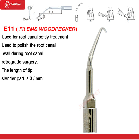 Woodpecker DTE Dental Ultrasonic Scaler Tips Dentistry Ultrasound Scaling Tip Fit EMS SATELEC NSK Dental Products E11