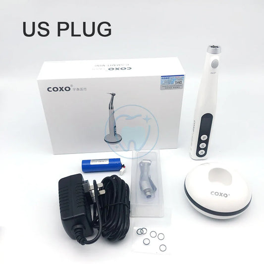 COXO C-Smart-Mini Dental Endo Motor 1:1 Contra-Angle 360° Rotation Endodontic Motor For Endodontics Treatment Dental Tools US PLUG