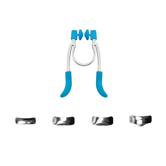 Dentpark Dental Sectional Matrix System KIT G2 30pcs Bands & 1 Handheld retainer Clamp Ring R4 Clip Quick Class Ⅱ Restoration