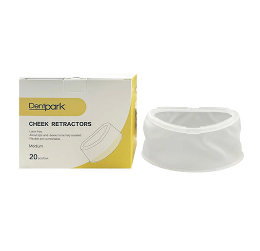 Dentpark 20PCS Per BOX 3D O-Shape Latex-Free Dental Lip Cheek Retractor Medium/Small Orthodontic and restoration Isolation Medium 20pcs-box