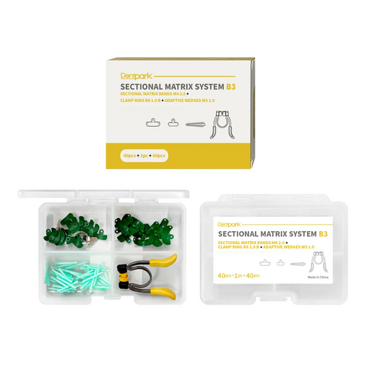 Dentpark/1kit Dental sectional matrix system B3 NiTi ringMatrices for paediatric dentistry primary young permanent teeth 1 kit