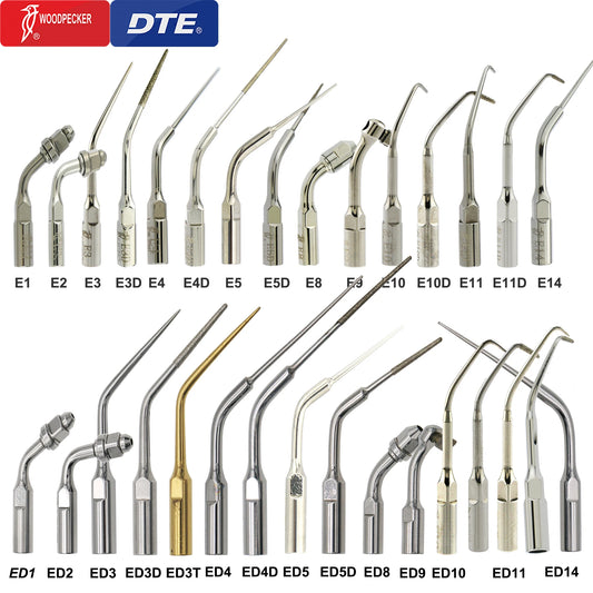 Woodpecker DTE Dental Ultrasonic Scaler Tips Scaling Endo Tip Dentistry Instruments Medical Accessories Fit EMS Satelec NSK