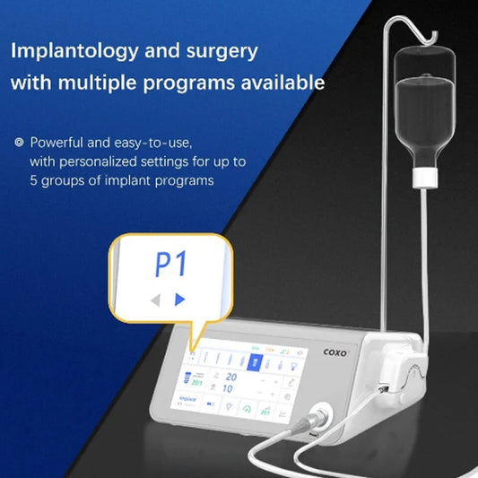 COXO C-SAILOR PRO+ system Dental implant machine , touch screen dental implant motor with C6-22 and C7-3s handpiece