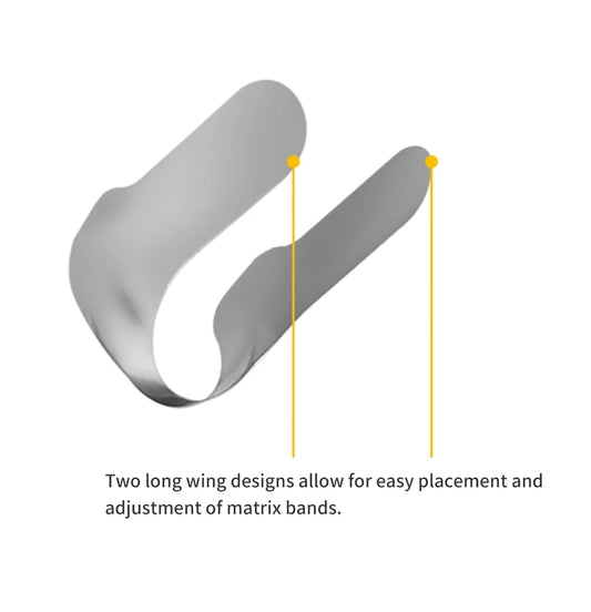 Dentpark/Dental contoured anterior matrix M8 50PCS Blue Transparent or 30PCS stainless steel Dentistry tools