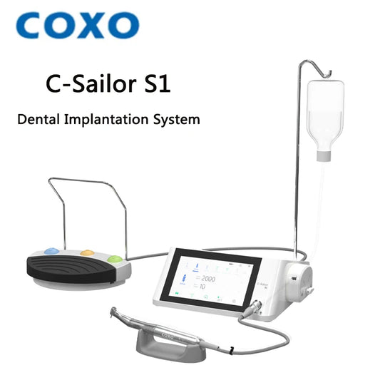 COXO C-SAILOR S1 Dental Implant System 4th Generation Hummingbird Brushless Motor with metal interface for greater durability.