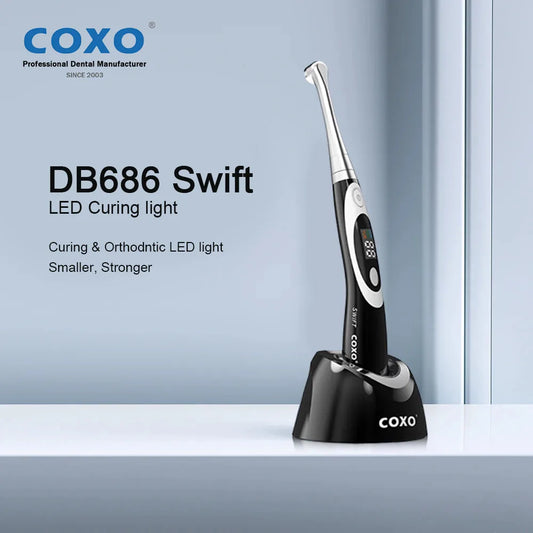 COXO Dental Curing Light DB686 Swift Caries Detector LED Lamp Wireless Curing & Orthodontic LED Light Dentistry Equipment