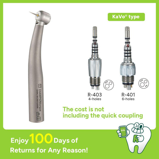Titanium Fiber Optic Handpiece (KaVo®type) Torque head