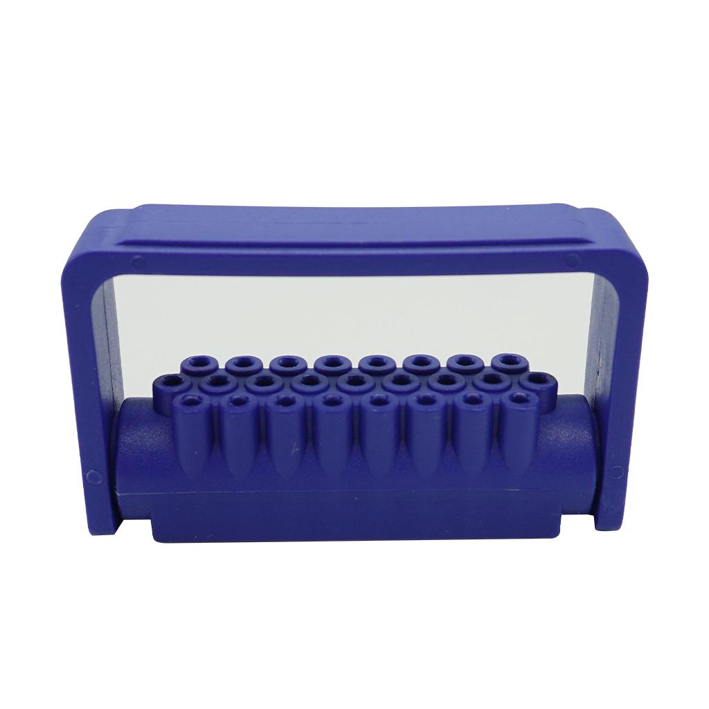 Sterilization Rack/Cassette for High-speed Needles Open Type 25 Blue SO13C