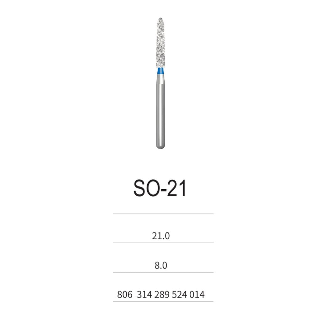 Diamond Burs SO Series 5pcs/pack (new and old packages are shipped randomly) SO-21