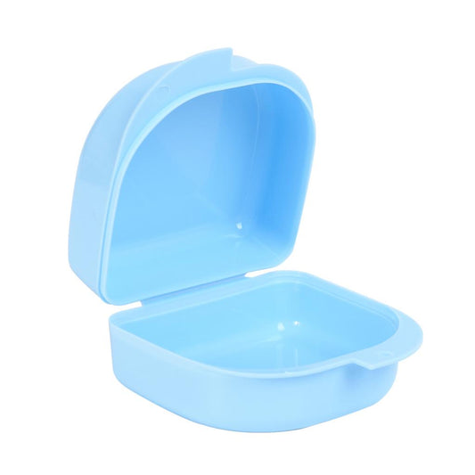 Dental Storage Box / Denture Box / Large and Medium Dental Trust Box / Large Dental Box / Denture Cleaning Box / Portable Dental Box / Full Mouth Dental Box / Dental Organizer Blue
