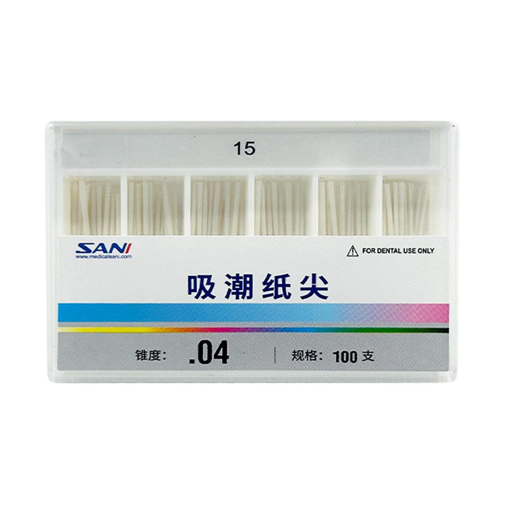 Absorbent Paper Points (04 Taper) , Non Length Mark 100pcs/box 04 20