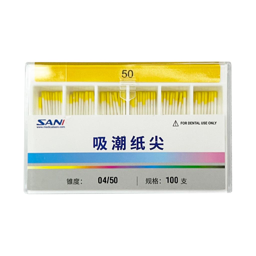 Absorbent Paper Points (04 Taper) , Non Length Mark 100pcs/box 04 50