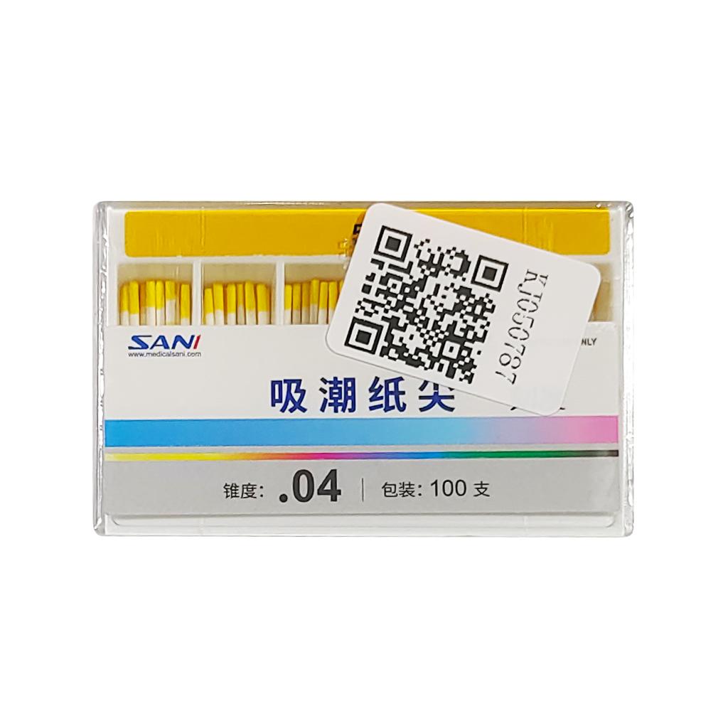 Absorbent Paper Points(04 Tpaer), Length-mark 100pcs/box 04 50