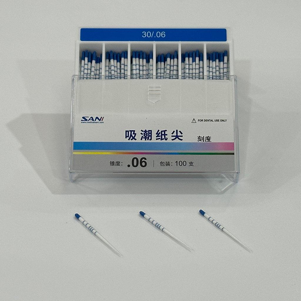 Absorbent Paper Points(06 Taper),Length-mark 100pcs/box 04 30