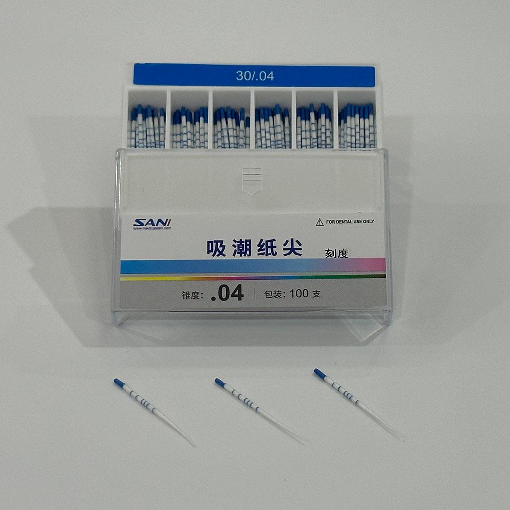 Absorbent Paper Points(04 Tpaer), Length-mark 100pcs/box 04 30