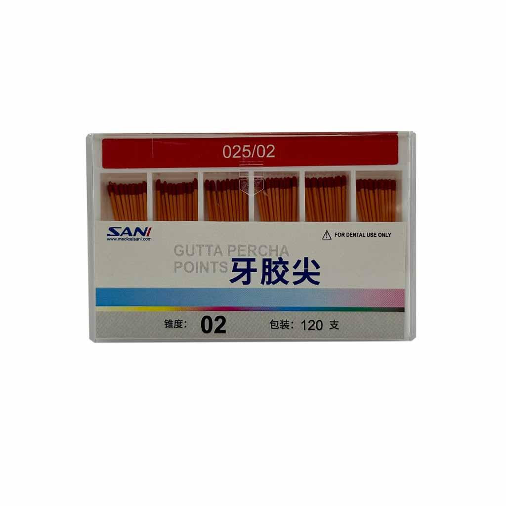 Gutta-Percha (Taper 02) Non Length-mark 25#