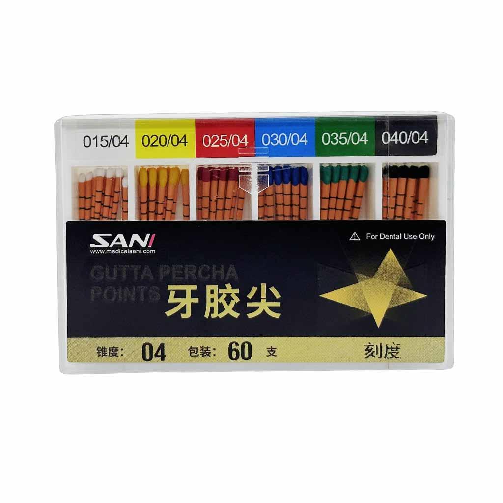 Gutta-Percha (Taper 04) Length-mark 015-040