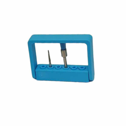 High/Low-Speed Dental Burs Sterilization 6 Hole，Light Blue-S041A