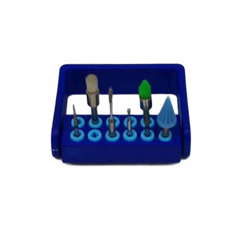 High/Low-Speed Dental Burs Sterilization 12Hole，Blue-S041B
