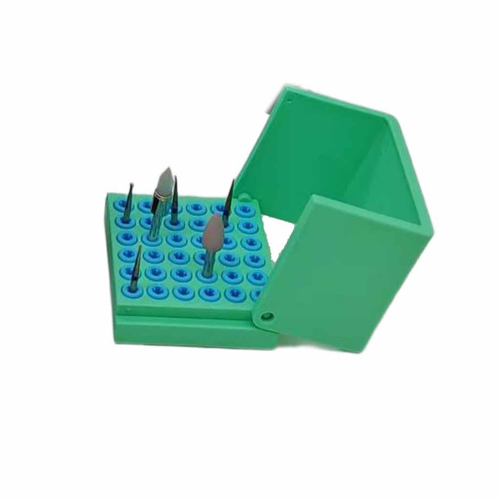 High/Low-Speed Dental Burs Sterilization 36 Hole，Green-S041E