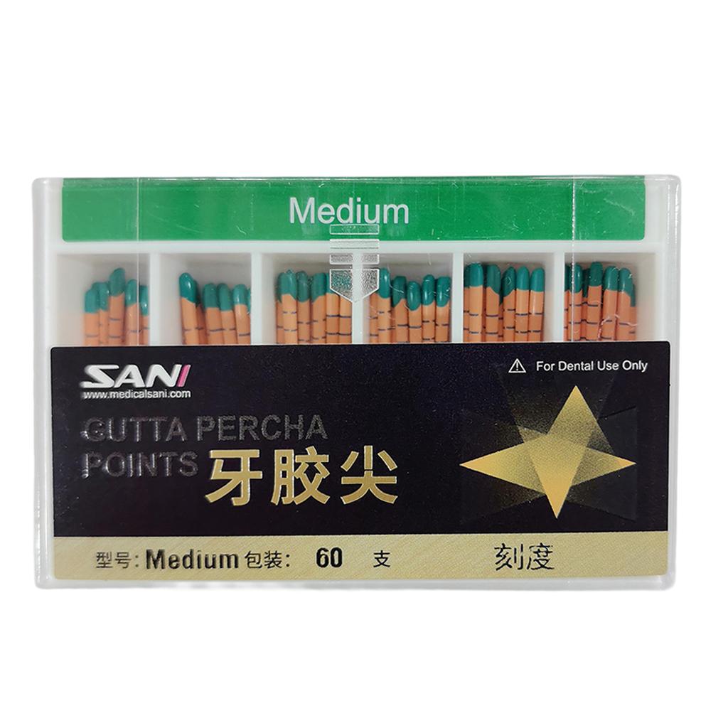 SN-PRO W GOLD Gutta Percha Points Length-mark Medium