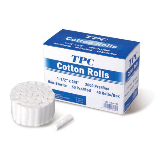 Disposable Cotton Rolls 1.5"x3 8"