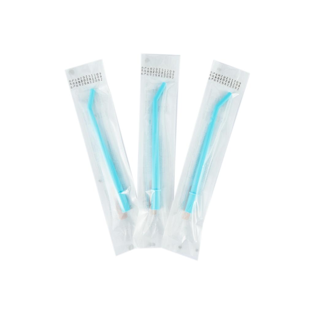 Sterile Disposable Dental HVE Aspirator Tips 20pcs/box Light Blue 4.3mm