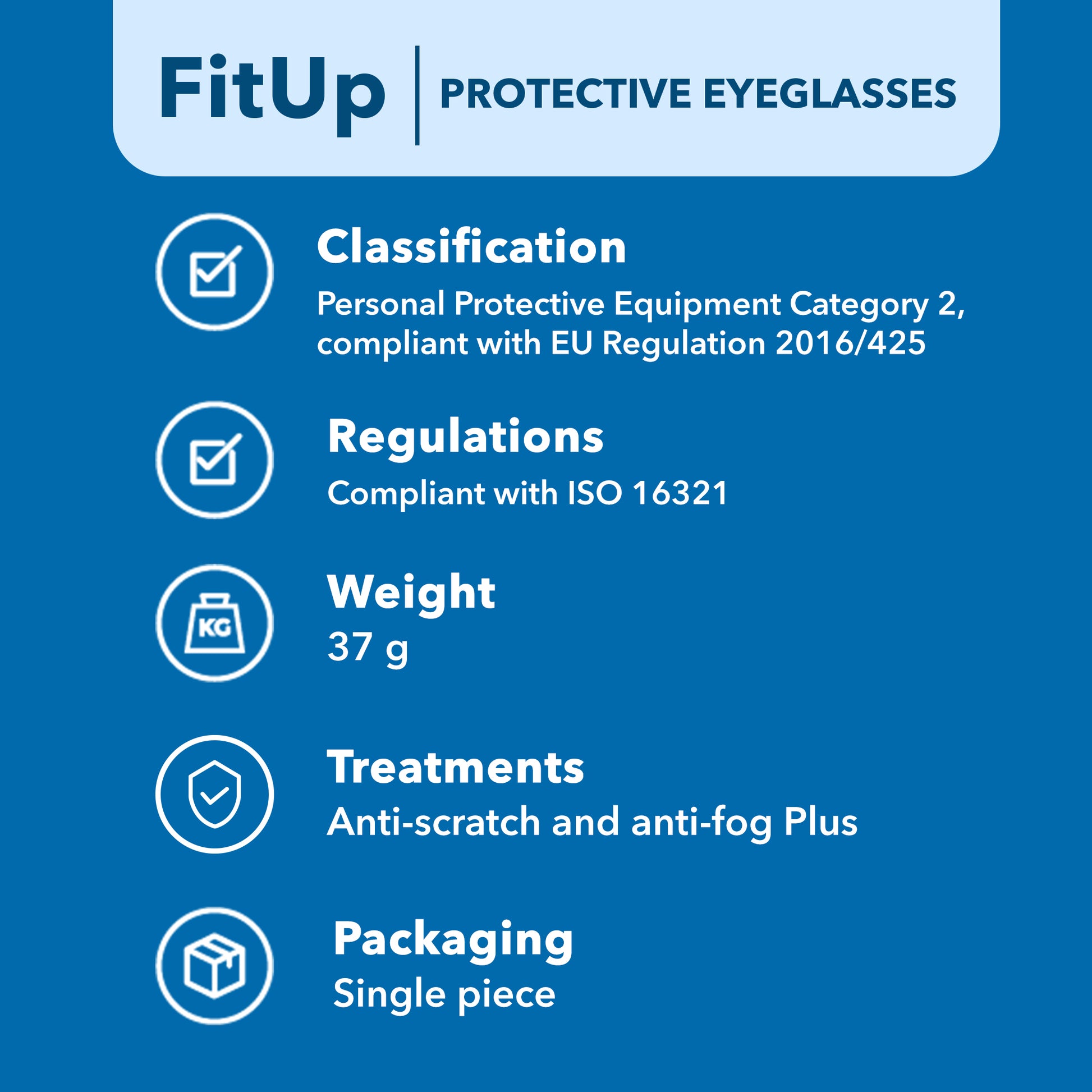 Cube Orange Protective Over-Eyeglasses | UV400 & Blue Light Protection | Anti-Fog & Anti-Scratch Safety Eyewear | Euronda Monoart