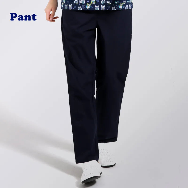 ANNO Work Trouser Doctor Nurse Uniform Bottoms Cotton More Pockets Dental Scrubs Pants SPA Nursing Scrub Pants