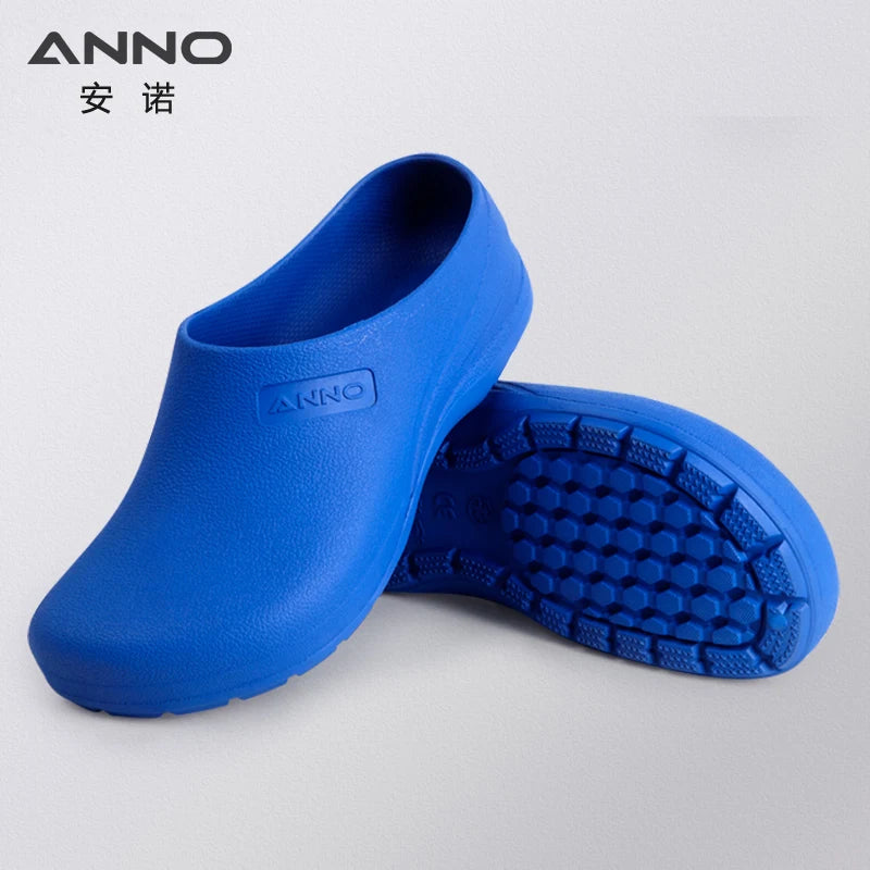 ANNO Light Rubber Shoes Doctor Nurse Clog Lab Slipper Work Flat Shoes for Operating Room Hospital Nursing Accessories