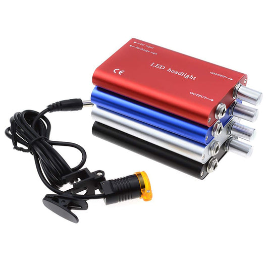 Portable LED Surgical Head Light Lamp Clip-on Type with Optical Filter