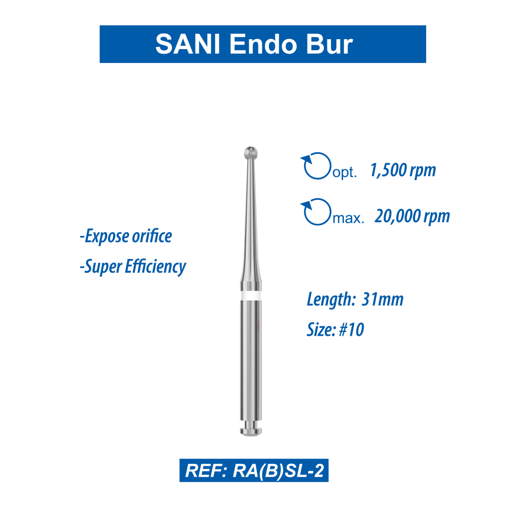 Carbide burs,5pcs/pack RA(B)SL-2