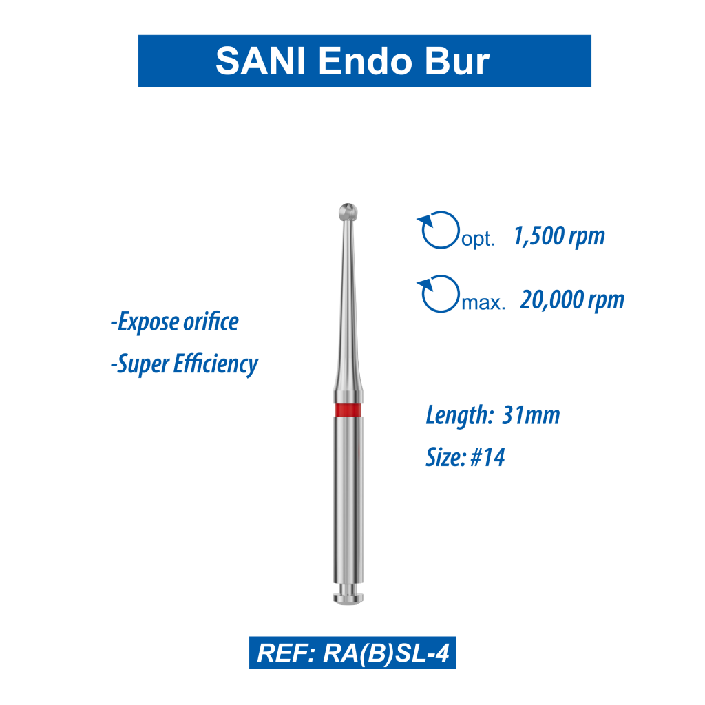 Carbide burs,5pcs/pack RA(B)SL-4