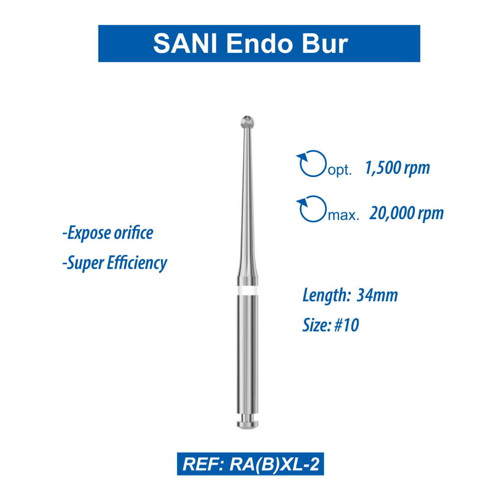 Carbide burs,5pcs/pack RA(B)XL-2