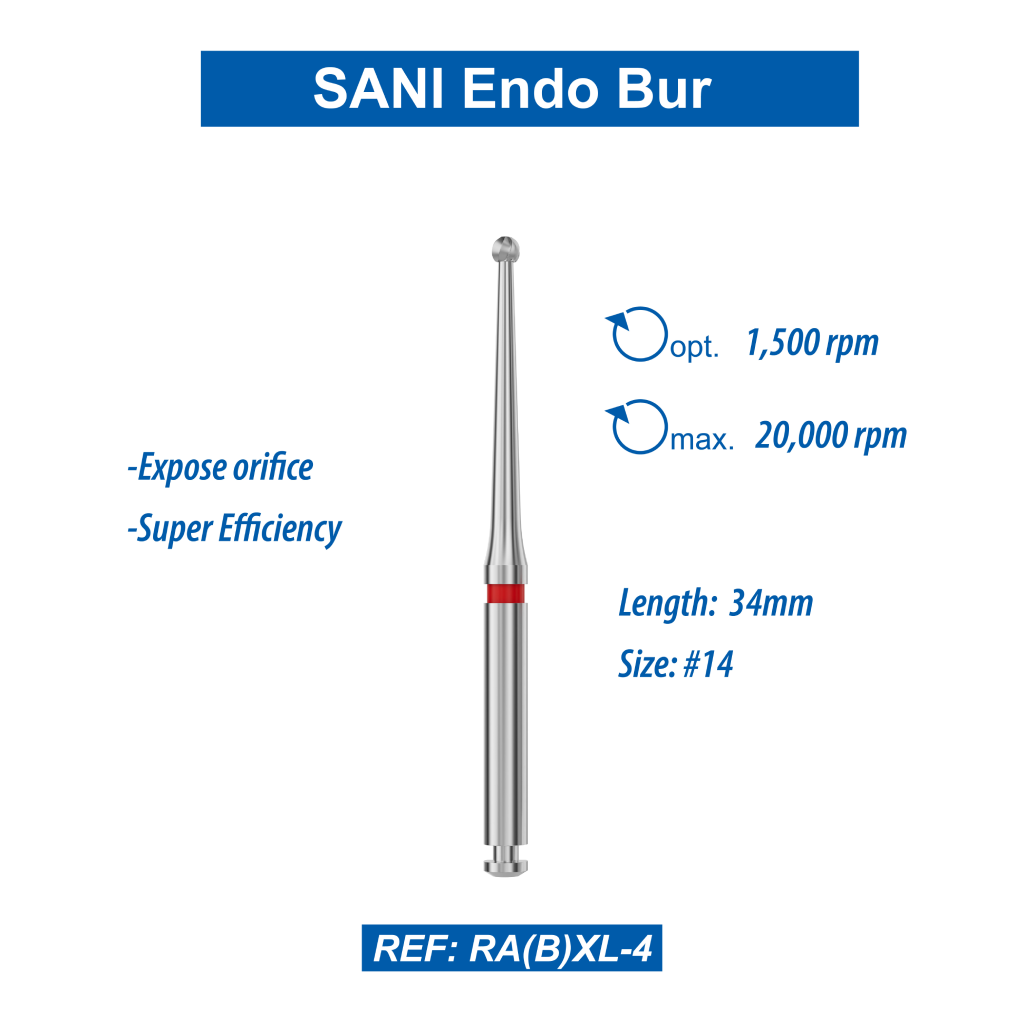 Carbide burs,5pcs/pack RA(B)XL-4