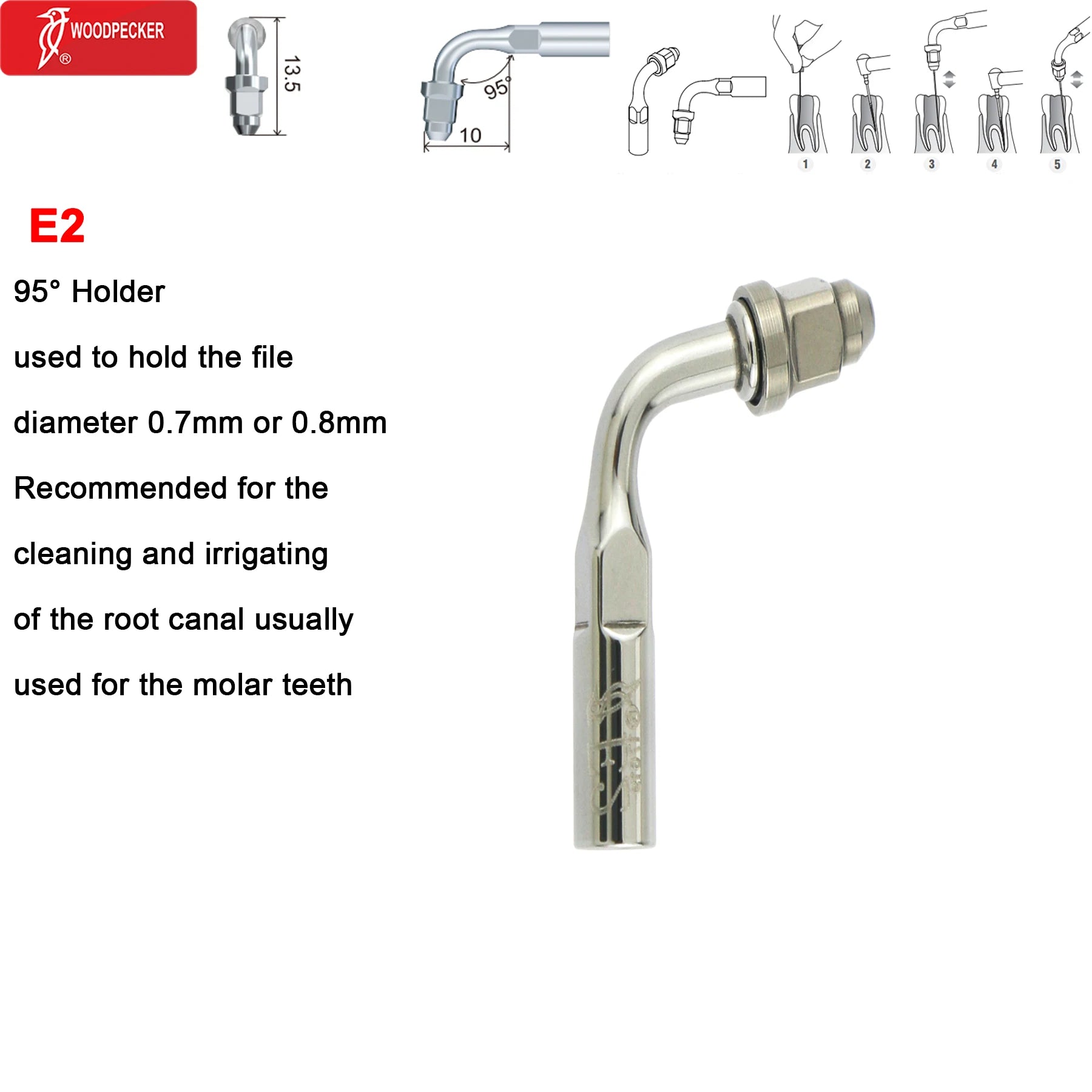 Woodpecker DTE Dental Ultrasonic Scaler Tips Scaling Endo Tip Dentistry Instruments Medical Accessories Fit EMS Satelec NSK E2